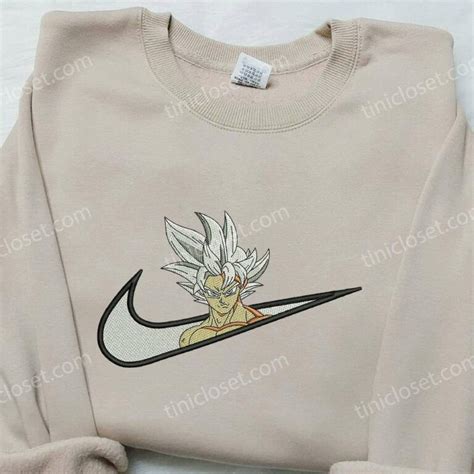 goku nike shirt heren|Ultra Instinct Goku x Nike Swoosh Embroidered .